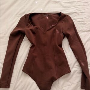 Abercrombie & Fitch Soft Brown Bodysuit